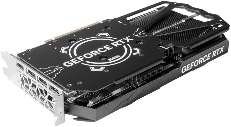 GALAX GeForce RTX 4060 Ti EX Graphics Card, 8GB GDDR6 128-bit Memory, 2640MHz Boost Clock, 18 Gbps Memory Speed, 4352 CUDA Cores, PCI-E 4.0, DisplayPort 1.4a x 3, HDMI 2.1a x 1, Black | 46ISL8MD8AEX