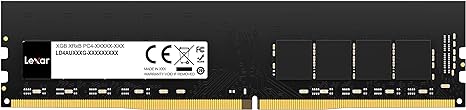 Lexar 8GB DRAM, DDR4 3200 MHz UDIMM Desktop Memory for Everyday Users, Performance Upgrade (LD4AU008G-B3200GSST)
