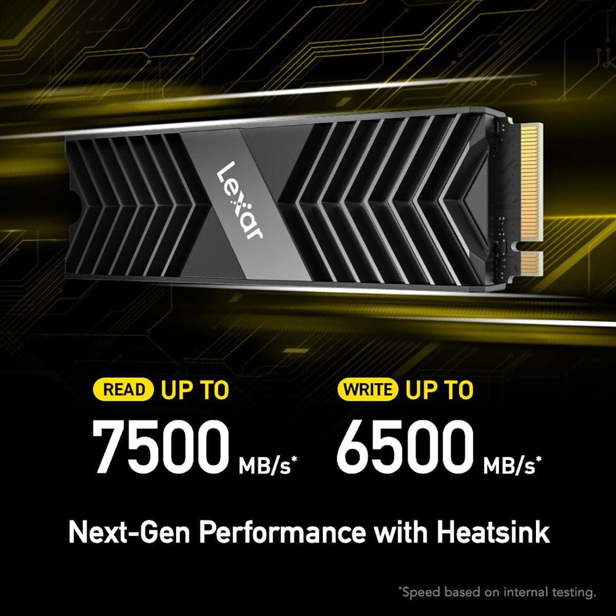 1TB Pro High Speed PCle Gen4 with 4 Lanes M.2 NvMe, Upto 7500Mb/s Read and 6300Mb/s Write