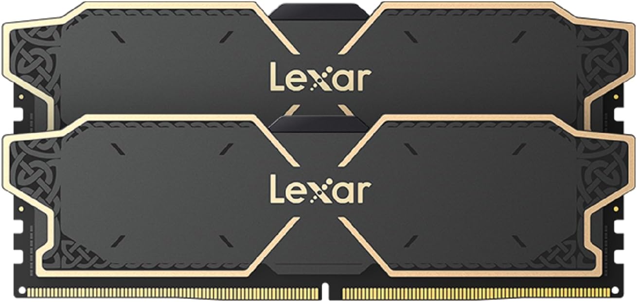 32GB Lexar DDR5 6000 OC+RGB Black, Dual Pack
