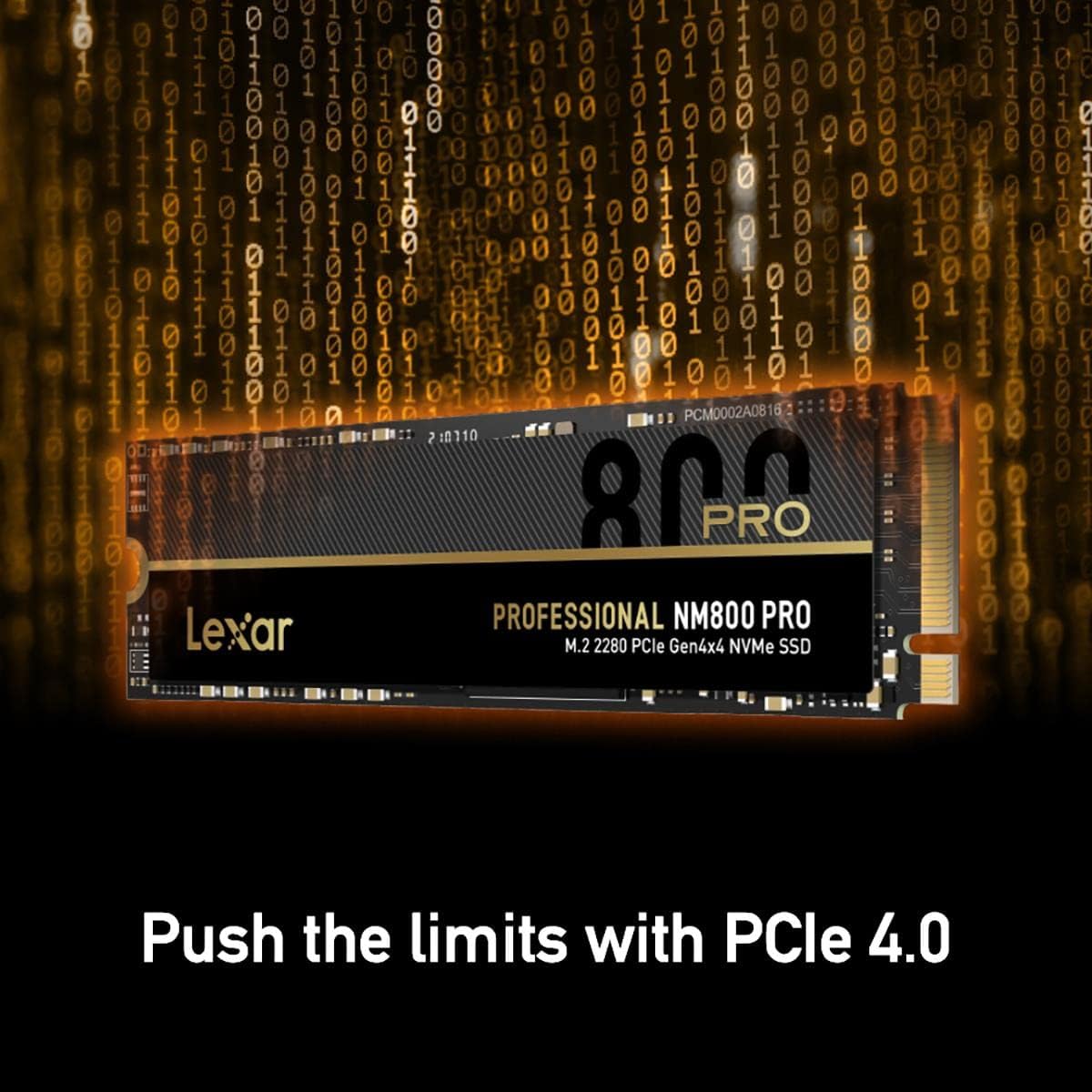 2TB Pro High Speed PCle Gen4 with 4 Lanes M.2 NvMe, Upto 7500Mb/s Read and 6300Mb/s Write