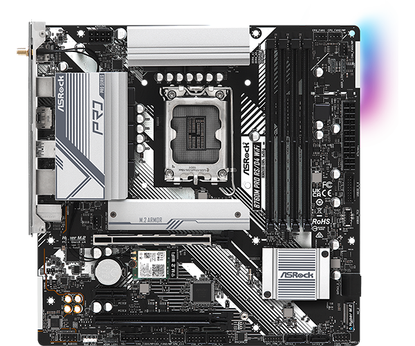 ASROCK B760M Pro RS/D4 WiFi mATX