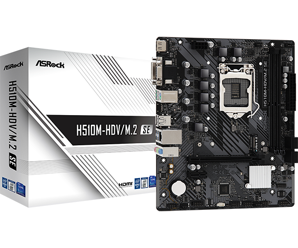 ASROCK H510M-HDV/M.2 SE mATX