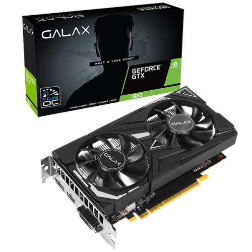 Galax GeForce® GTX 1650 EX Plus (1-Click OC) GDDR6 4GB GDDR6 128-bit DP/HDMI/DVI-D - (65SQL8DS93E1)